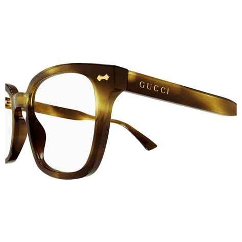 gucci gg0124sa|gucci gg0184o unisex eyeglasses havana.